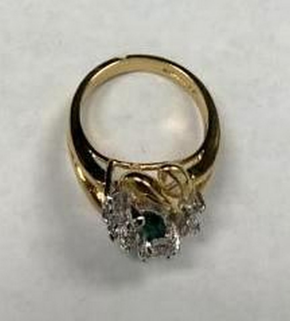 Gold Electroplated Cluster Ring - 3