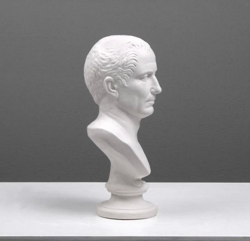 Imperial Command: Julius Caesar Bust Sculpture - 4