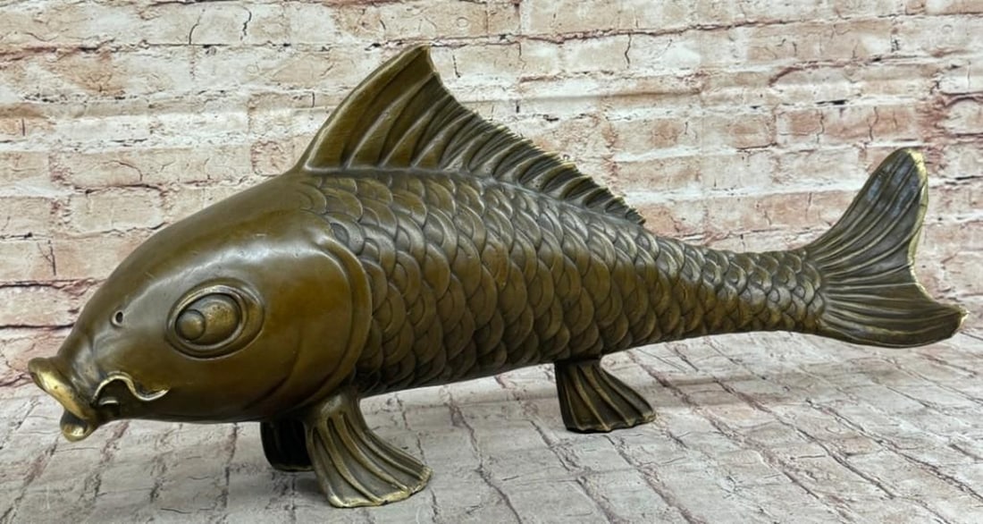 Bronze Koi Carp Sculpture (1 of 7)