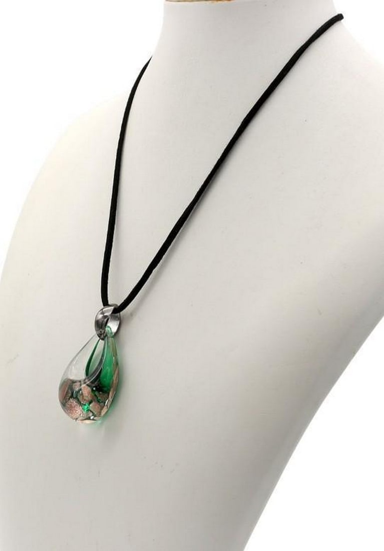 Spring Blush Avventurina Pendant - 2