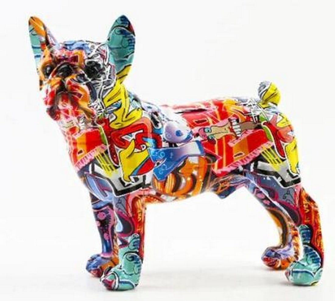 Urban Pup Graffiti French Bulldog Sculpture (1 of 1)