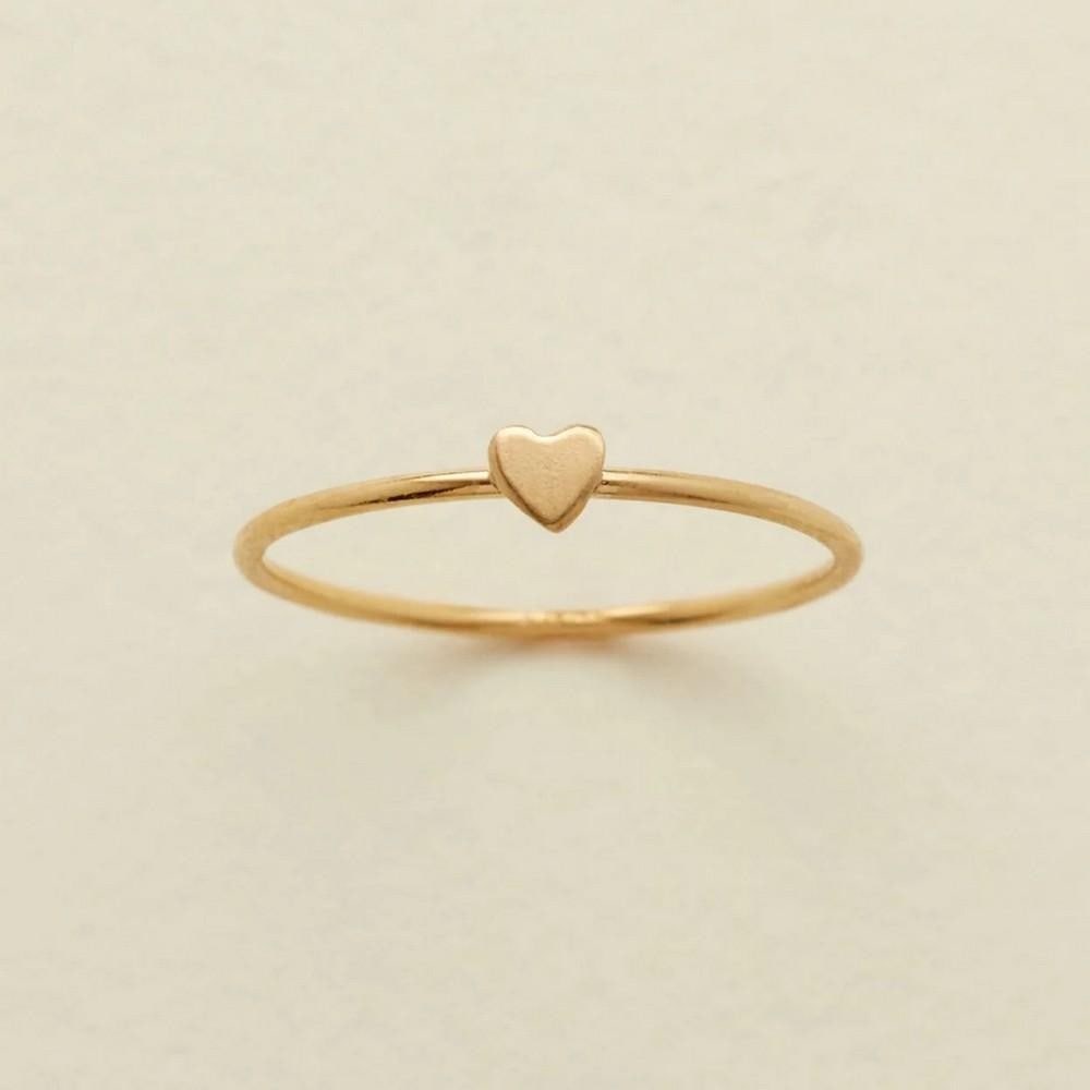 Heartfelt Stacking Ring - Size 9 - 2