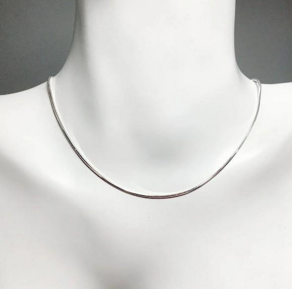 Sleek Sterling Silver Adjustable Chain - 2