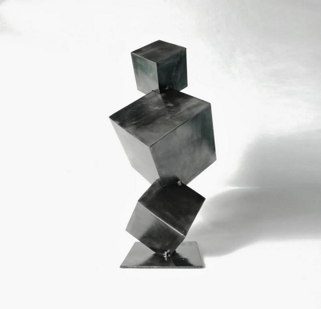 Cubes Metal Sculpture (1 of 5)