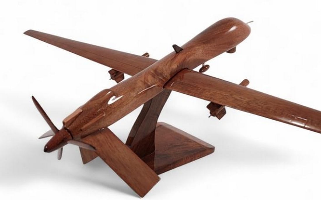 MQ-1 Predator UAV Model Aircraft: MQ-1 Predator UAV The Predator stands as an unmanned aerial vehicle (UAV) predominantly employed by the United States Air Force (USAF) and Central Intelligence Agency (CIA). This meticulously crafted