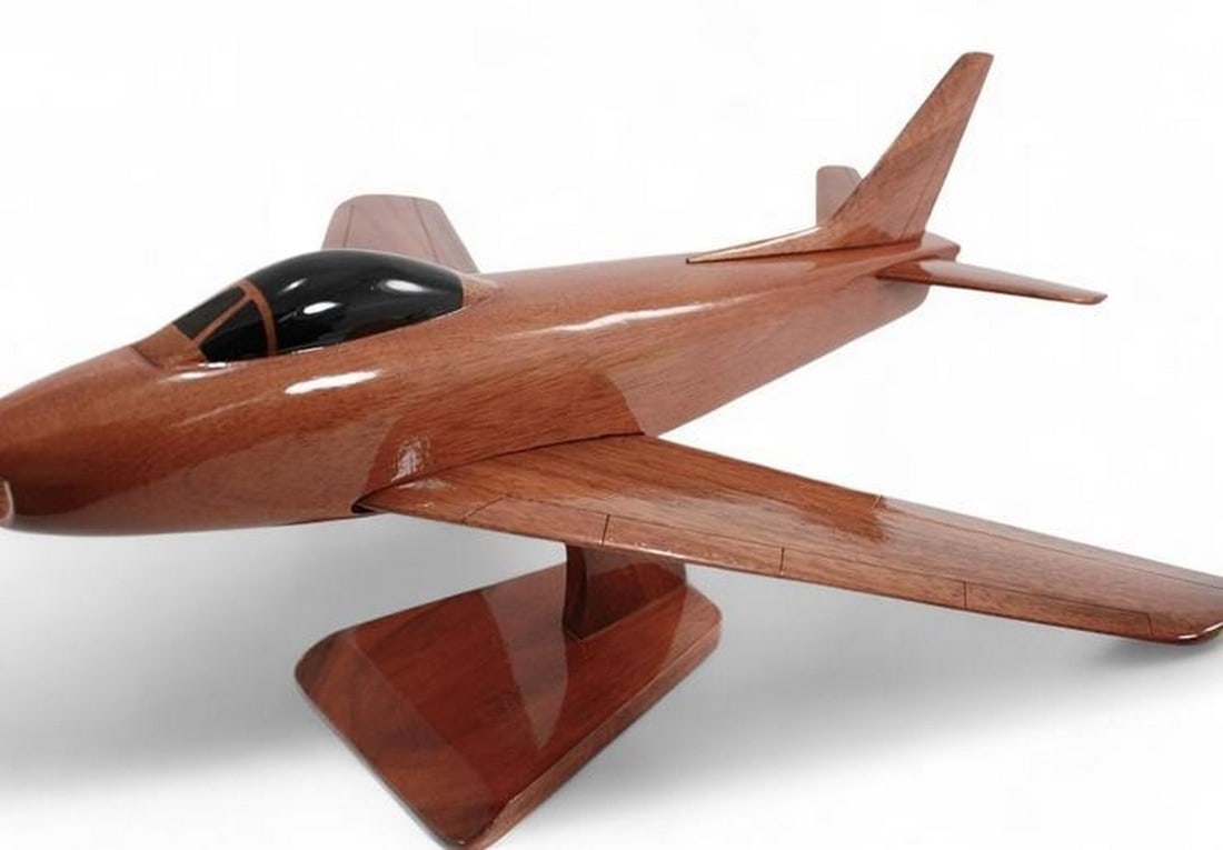 F-86 Sabre Model Plane: F-86 Sabre Model Plane The Sabre is best known as the United States' first swept-wing fighter that could counter the swept-wing Soviet MiG-15 in high-speed dogfights in the skies of the Korean Wa