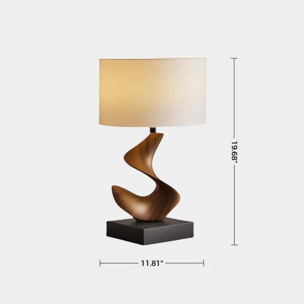 Abstract Ribbon-Form Table Lamp - 3