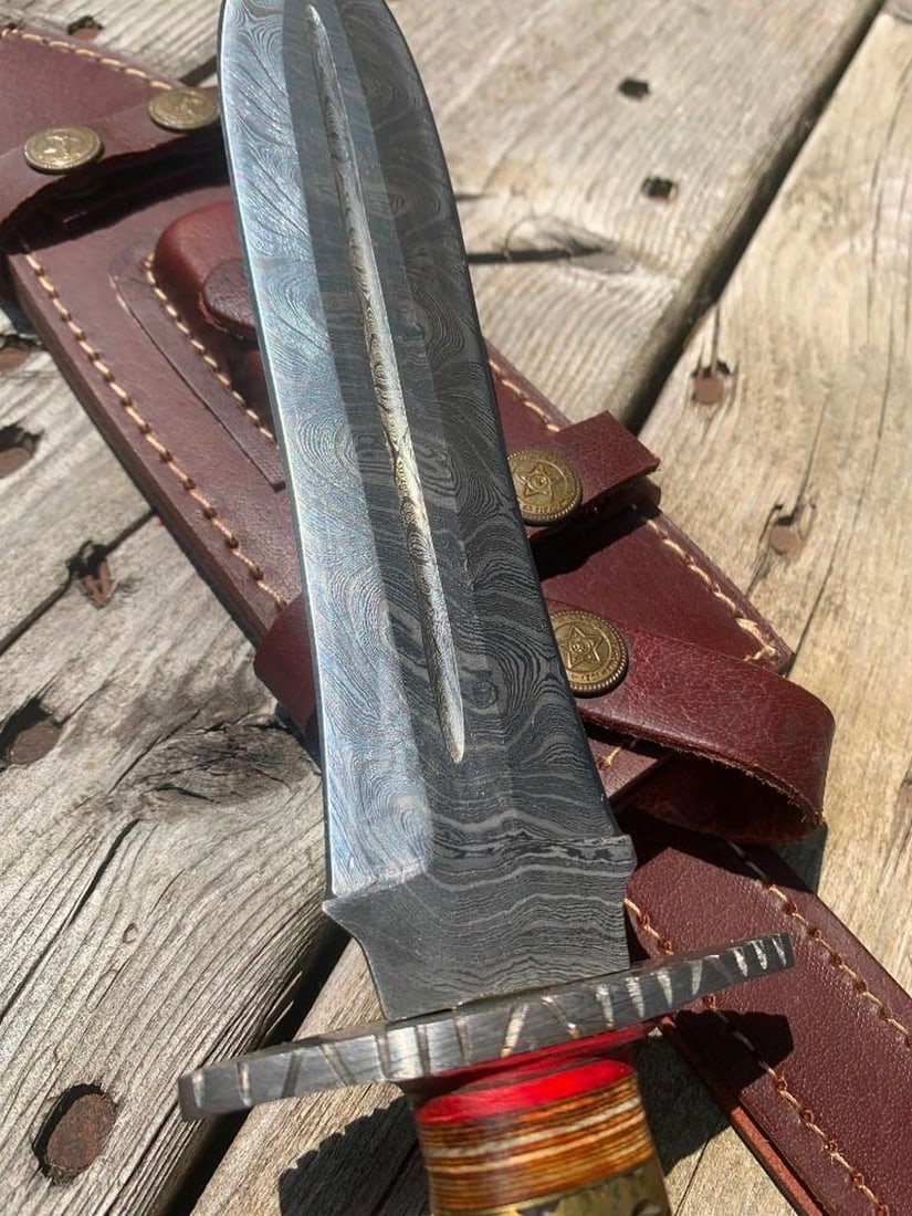 The Last Rites Damascus Dagger - 9