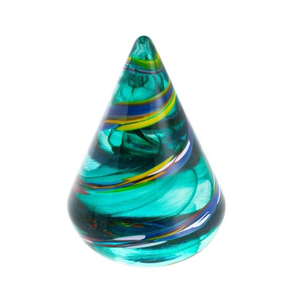 Festive Spruce Medium Christmas Tree: Festive Spruce Medium Christmas Tree A handcrafted glass Christmas tree adorned with colorful baubles and tinsel. Its vibrant design brings holiday cheer to any home, making it a thoughtful festive