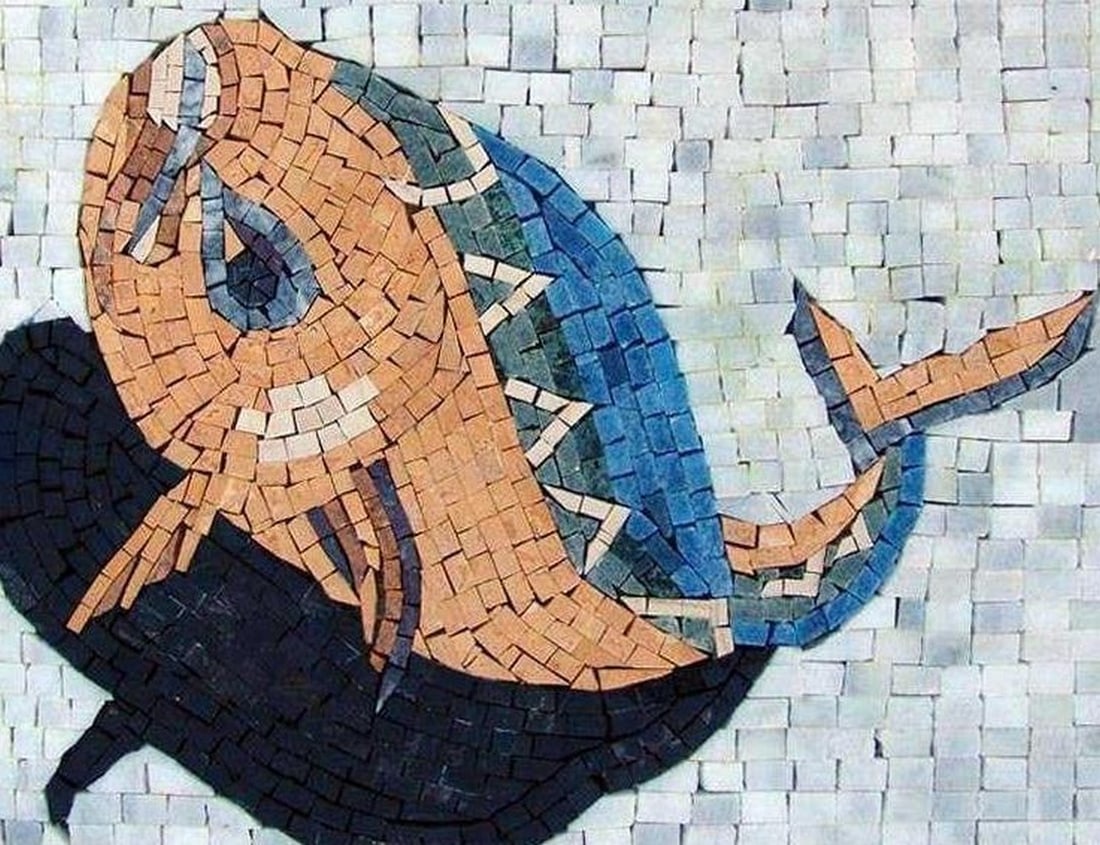 Artistic Fish Mosaic - 2