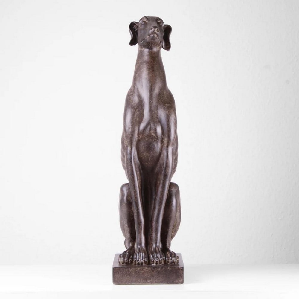 Sitting Dog – Designer Resin Sculpture (1 of 6)