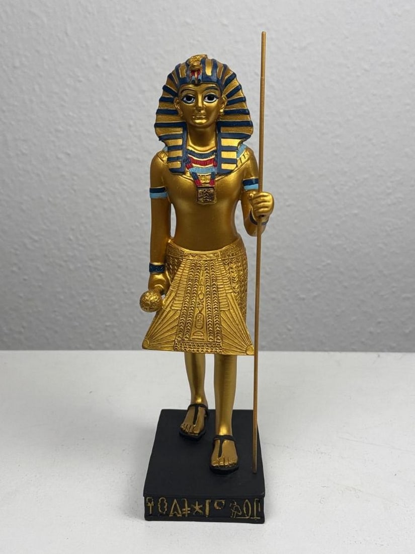 Regal Egyptian Pharaoh Sculpture (1 of 5)