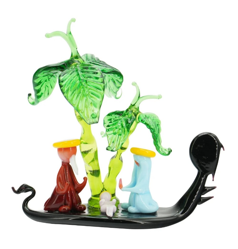 Christmas Nativity Scene on Gondola – Handcrafted Murano Glass (1 of 4)