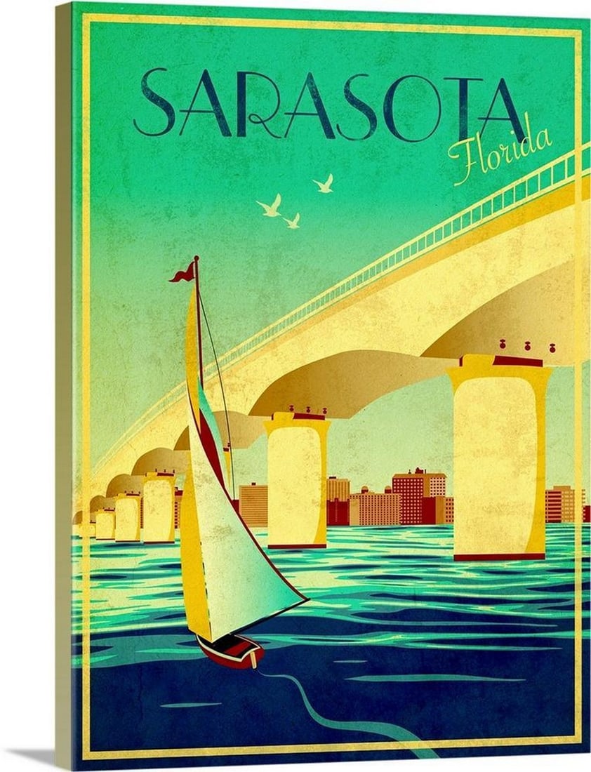 Retro Typography Canvas Print by Stella Bradley: Retro Typography Canvas Print by Stella Bradley Canvas print featuring a vintage-inspired design by Stella Bradley, an artist who combines her graphic design background with a love of weathered signa