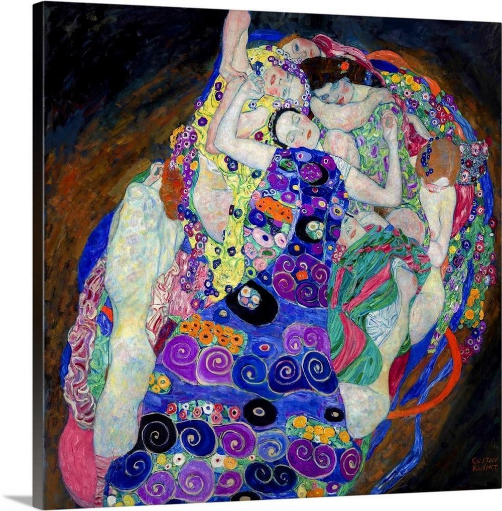 The Virgin, 1913 Canvas Reproduction: The Virgin, 1913 Canvas Reproduction Embrace the elegance and symbolism of Gustav Klimt’s The Virgin, 1913, a captivating composition that celebrates femininity, transformation, and the cycle of lif