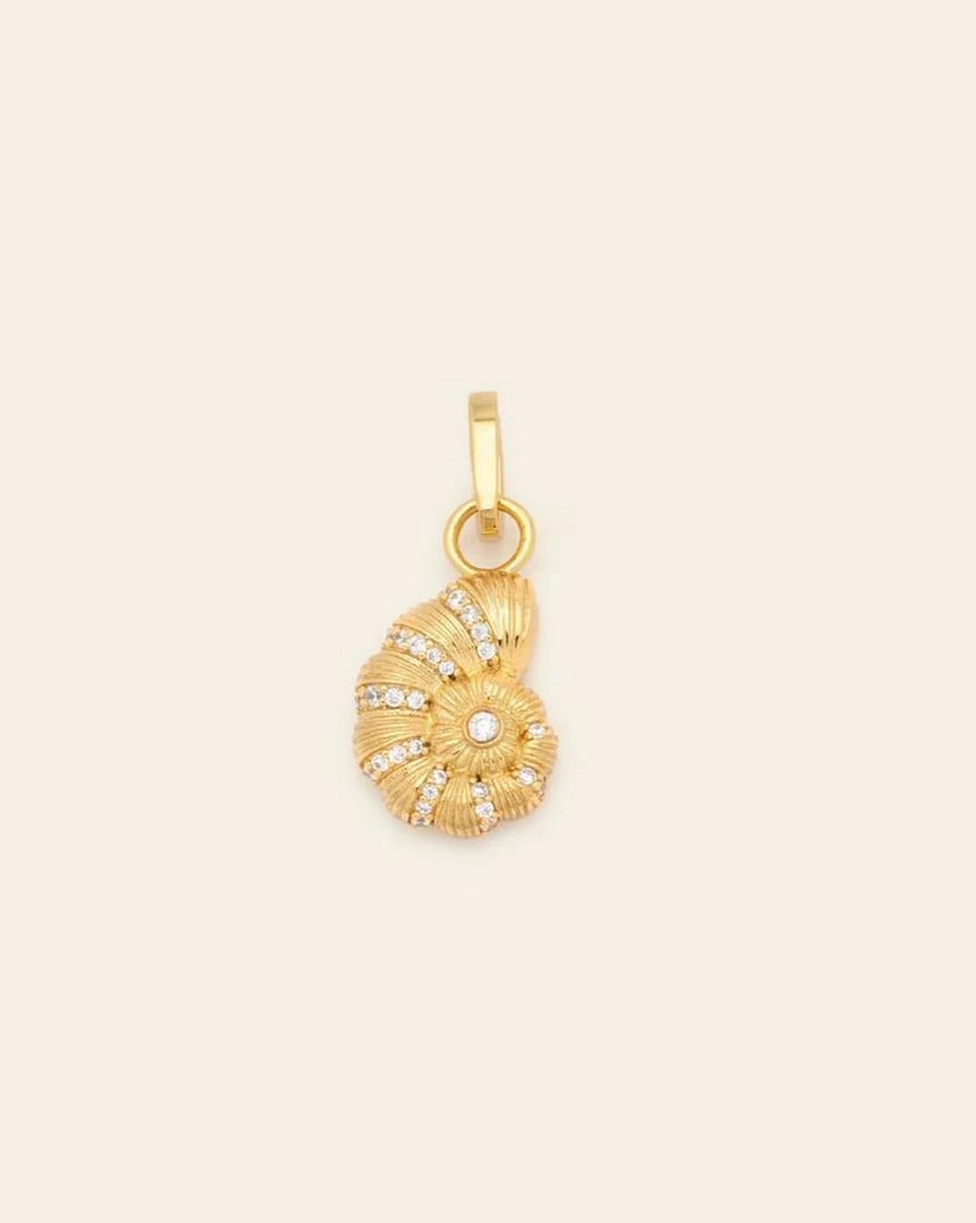Seashell Vermeil Charm - 2