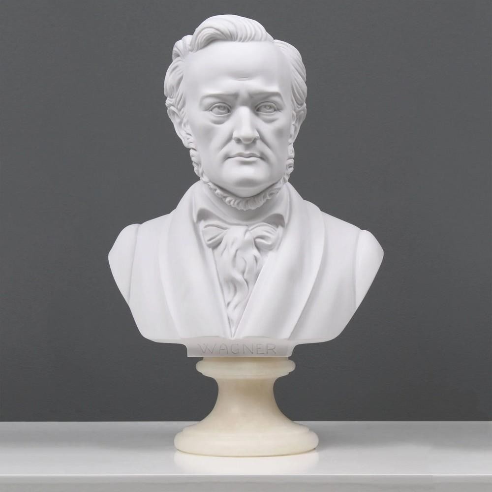 Wilhelm Richard Wagner Bust Sculpture - (9.7lbs) (1 of 5)