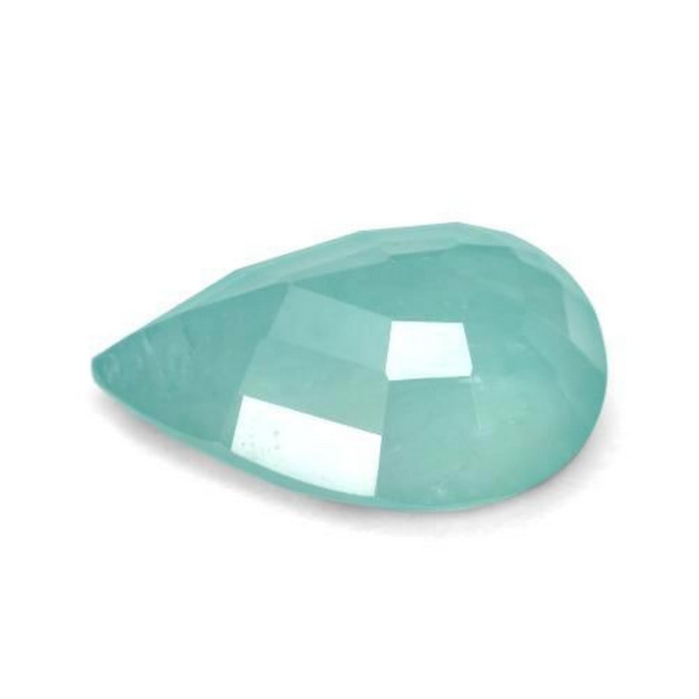 2.35 ct Pear Cut Turquoise Tide Grandidierite Gemstone: 2.35 ct Pear Cut Turquoise Tide Grandidierite Gemstone Turquoise Tide Grandidierite Gemstone: Embrace oceanic elegance with this captivating gemstone. Its tranquil green hue exudes the calming spirit