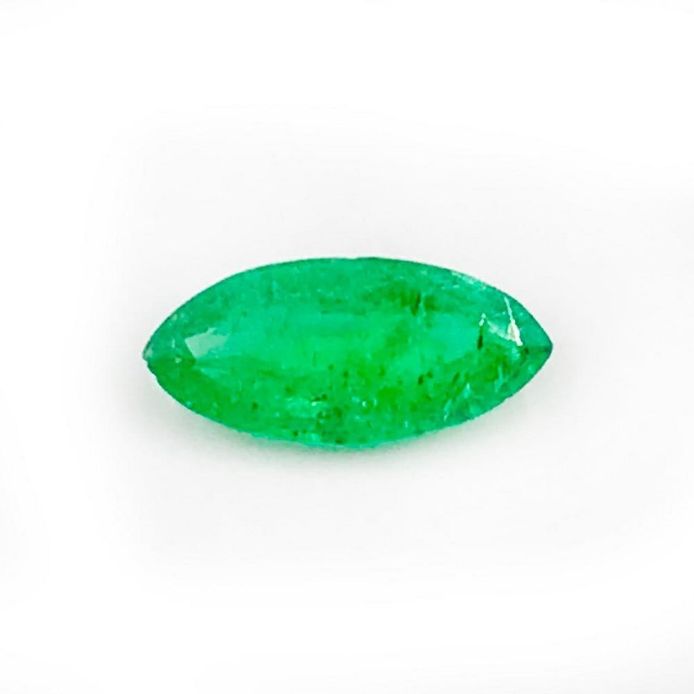 1ct Enchanting Marquise Faceted Emerald: Enchanting Marquise Faceted Emerald For many, emerald is considered to be the symbol of rebirth. It is also believed to represent good fortune, youth, balance, growth, peace, and foresight. Size-