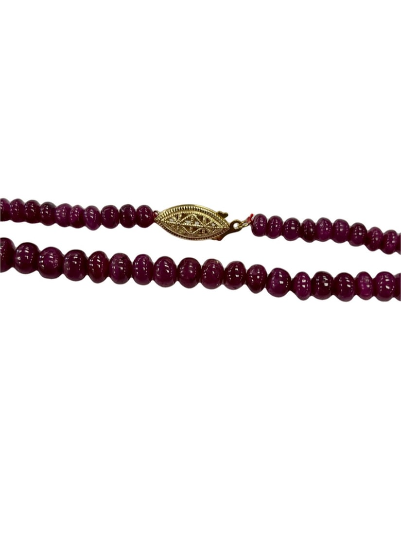 Ruby Beads Necklace - 2