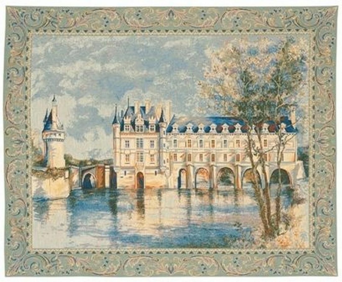 Chenonceau Castle I French Wall Tapestry (1 of 3)