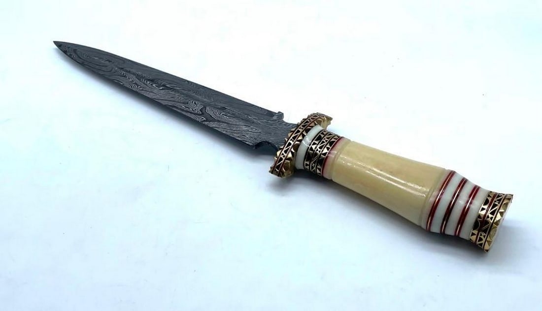 Dawn Bringer Damascus Dagger - 2