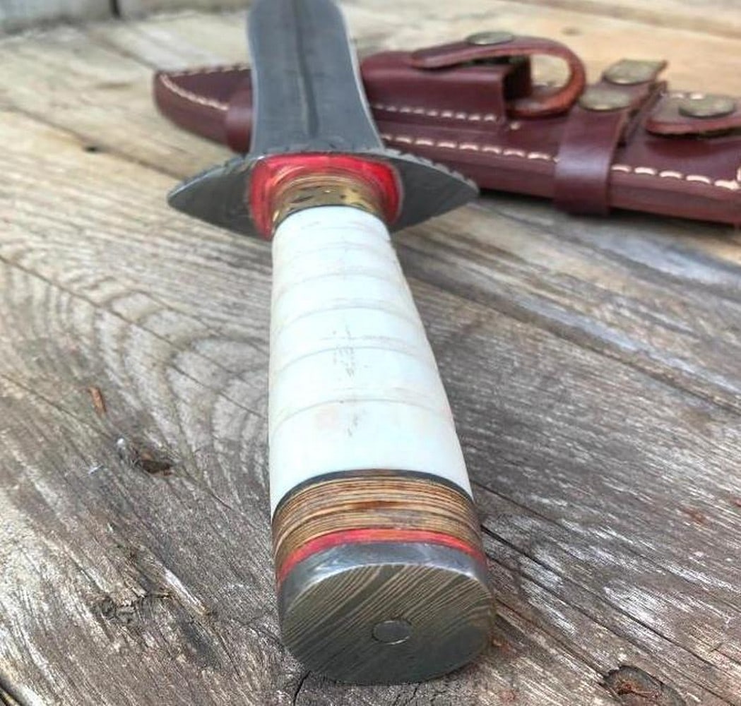 The Last Rites Damascus Dagger - 6