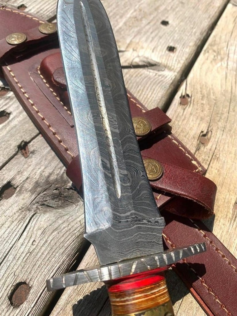 The Last Rites Damascus Dagger - 8