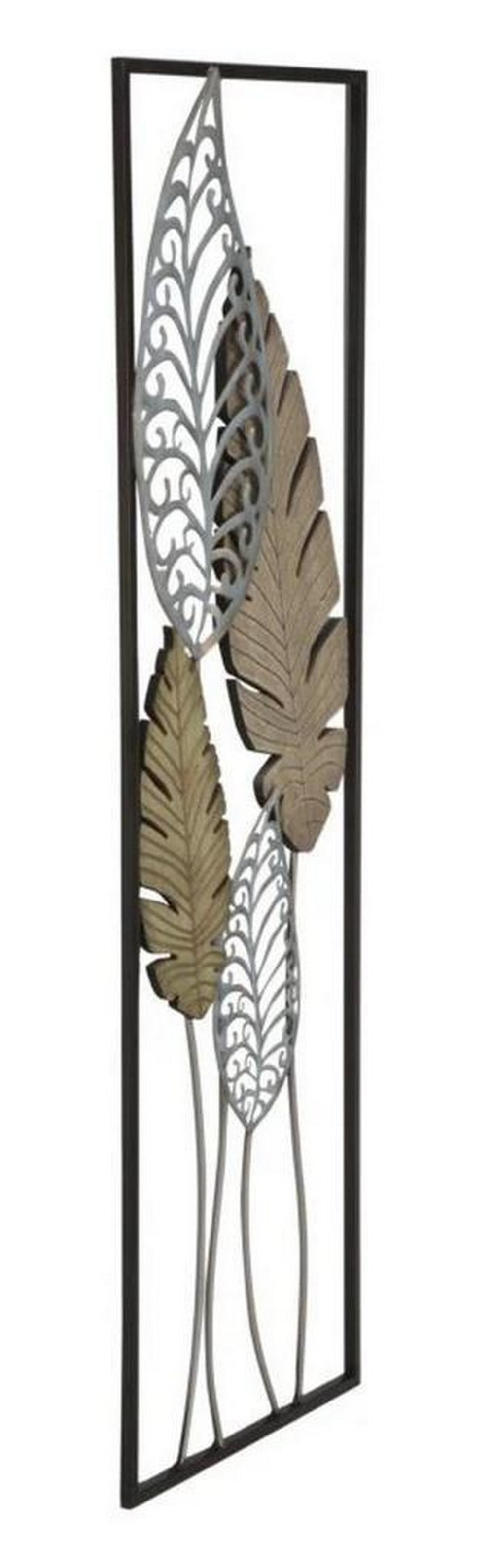 Metallic Leaf Wall Decor - 2