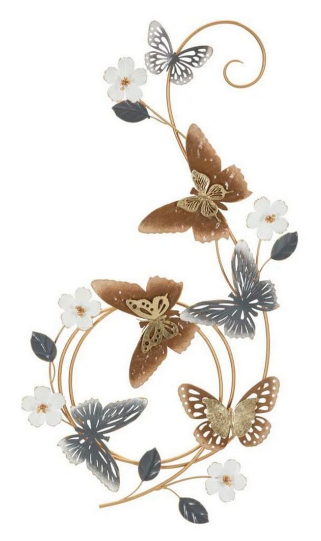 Metal Butterfly Wall Art: Metal Butterfly Wall Art Discover Mauro Ferretti, the premier Italian brand for home lovers. Their products exude luxury and refinement, ensuring your home achieves a unique and sophisticated aesthe