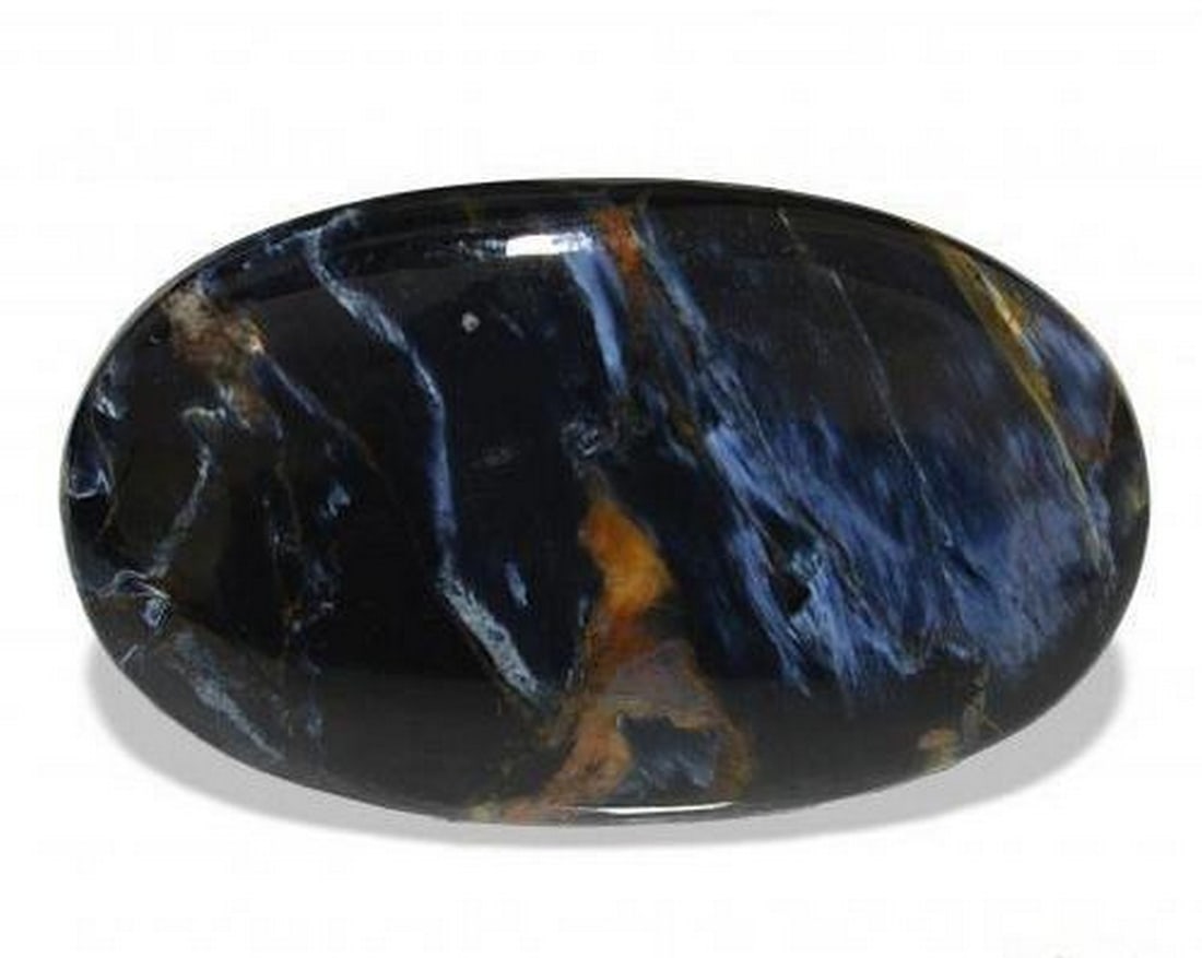 15.20 ct Natural Multicolor Pietersite, Oval, Opaque, Namibia (1 of 3)