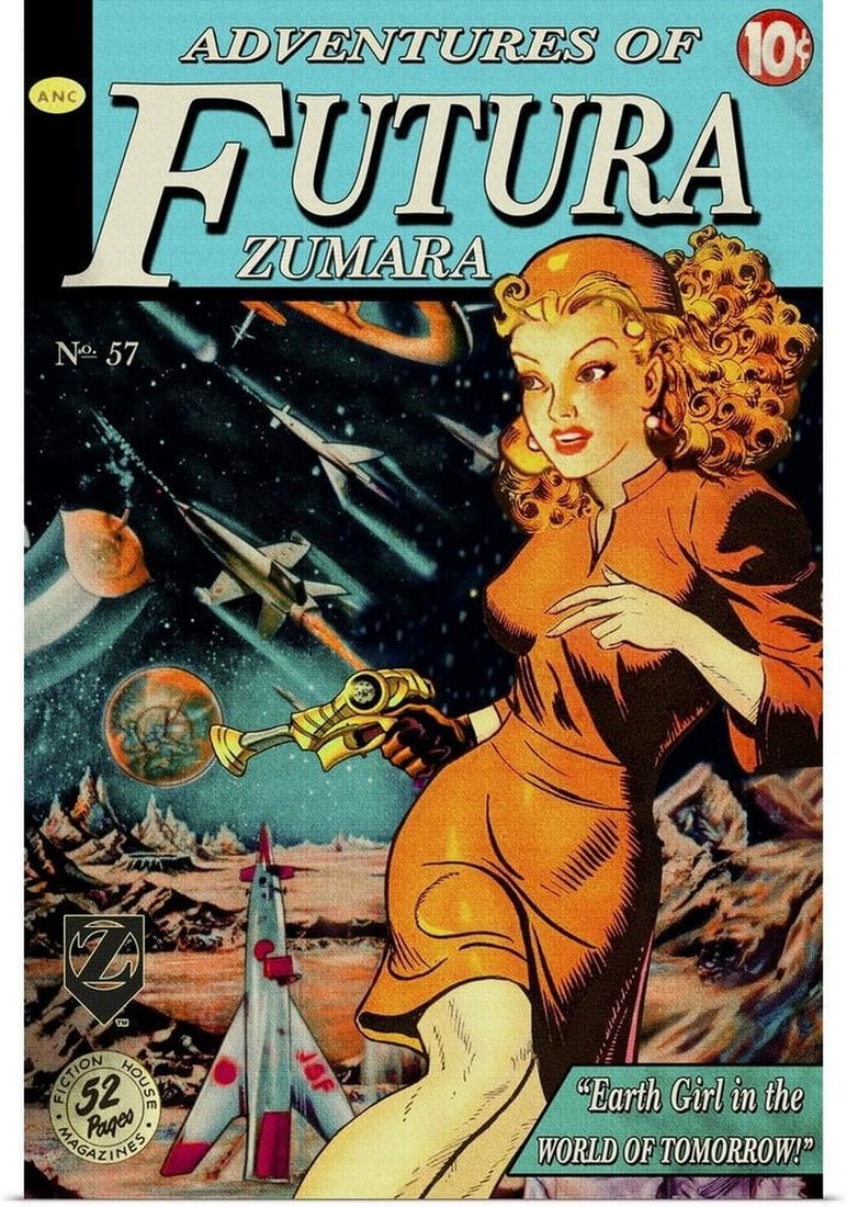 Futura 57 Planet Wall Art Poster Print: Futura 57 Planet Wall Art Poster Print Futuristic and striking poster print showcasing Planet 57 in a cosmic, space-inspired design. With its bold lines and vibrant colors, this piece captures the