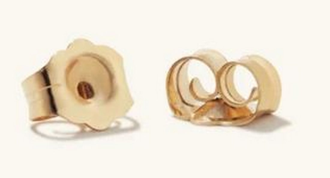 14K Yellow Gold Orb Studs - 2