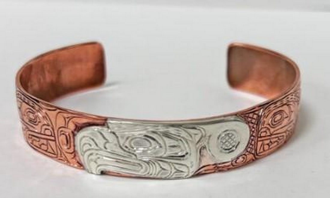 Wing & Fin Copper Bangle (1 of 3)
