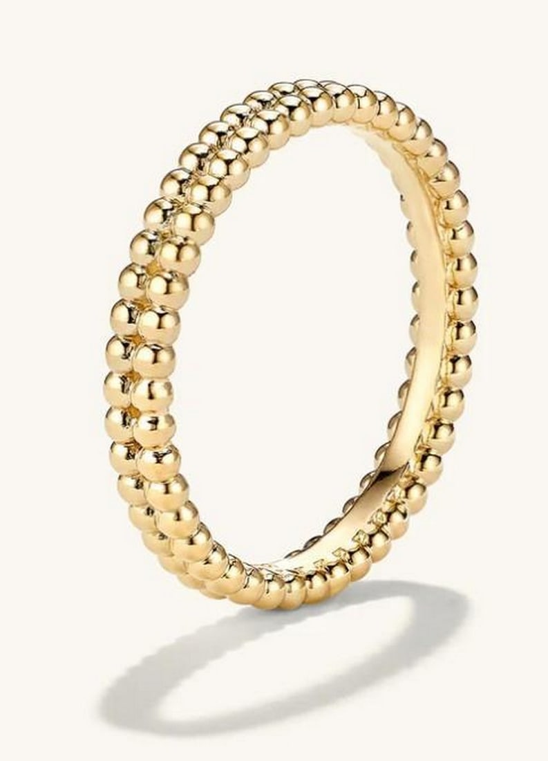 Twin Bead Stacker Ring - 2