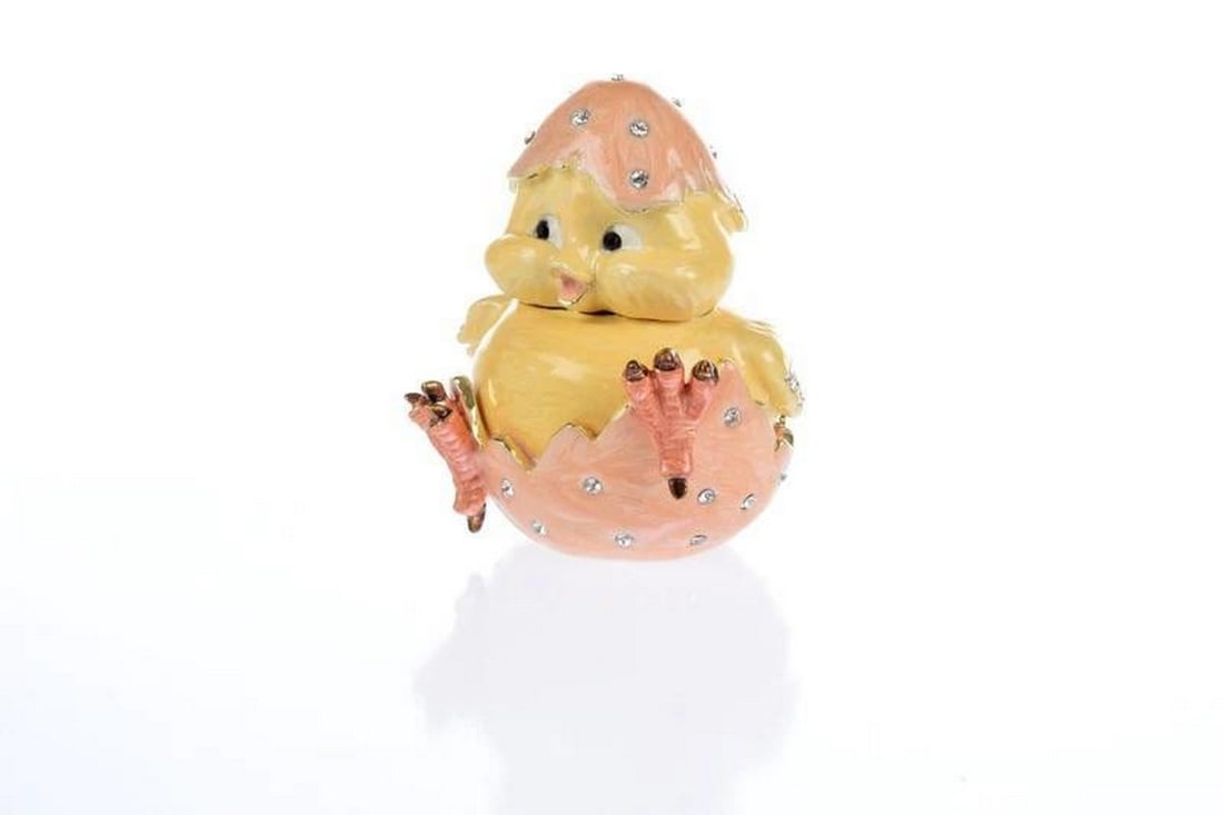 Cute Chick Hatching Trinket Box - 3