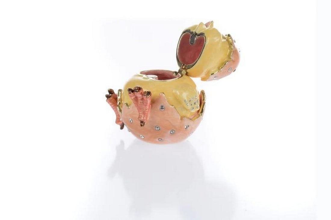 Cute Chick Hatching Trinket Box - 4