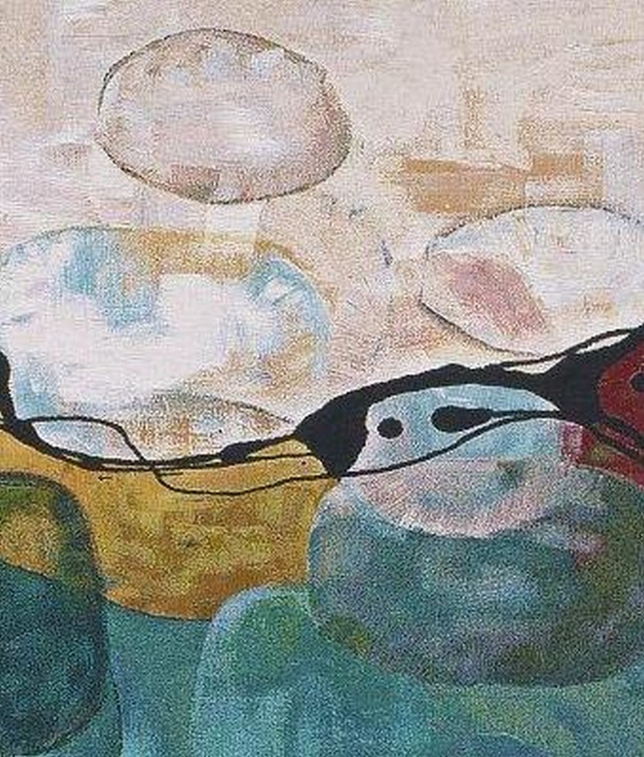 Composition Seven Inspired Wall Tapestry - 2