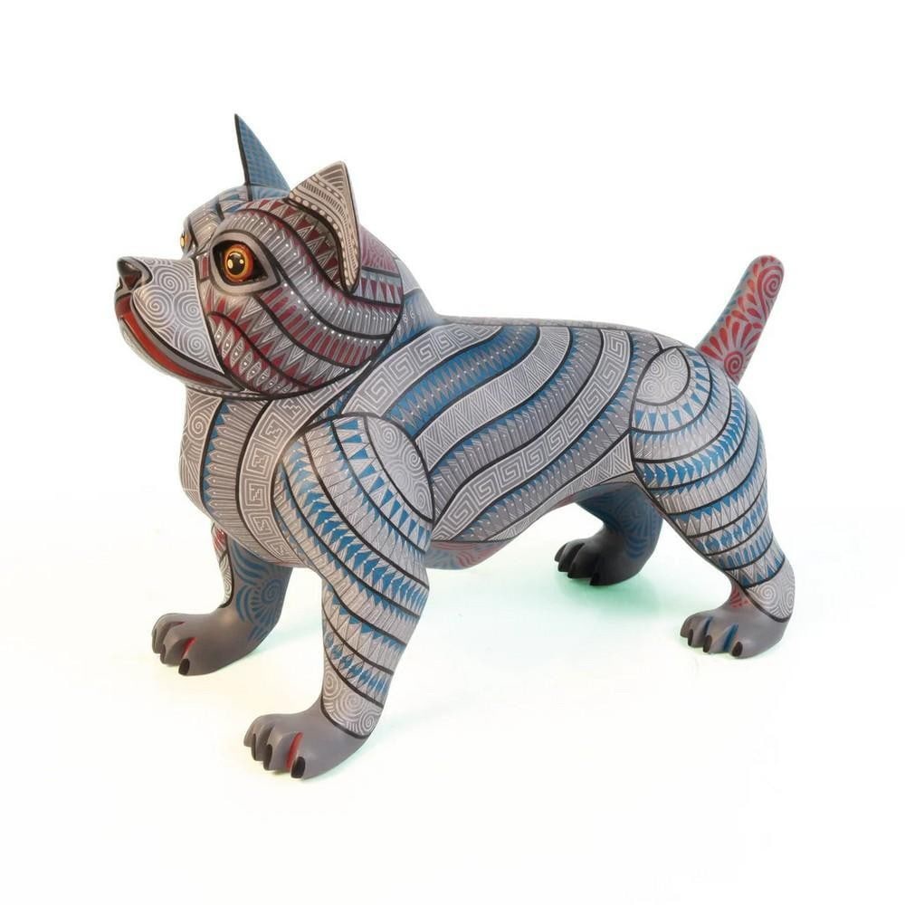 Guardian Bulldog – Oaxacan Alebrije by the Morales Family (1 of 5)