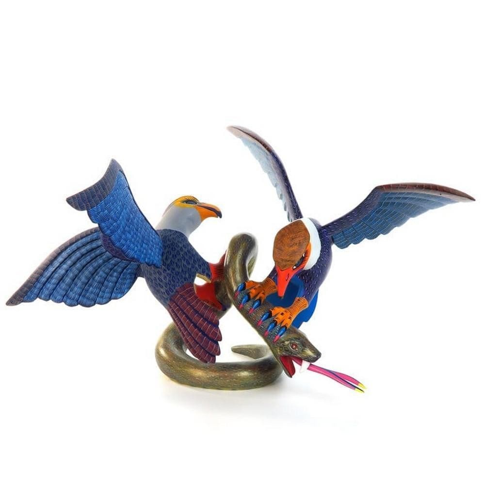 Masterpiece Eagles & Serpent – Oaxacan Alebrije (1 of 5)