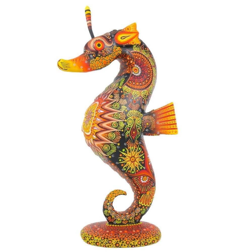 Majestic Seahorse – Oaxacan Alebrije Masterpiece Sculpture (1 of 5)