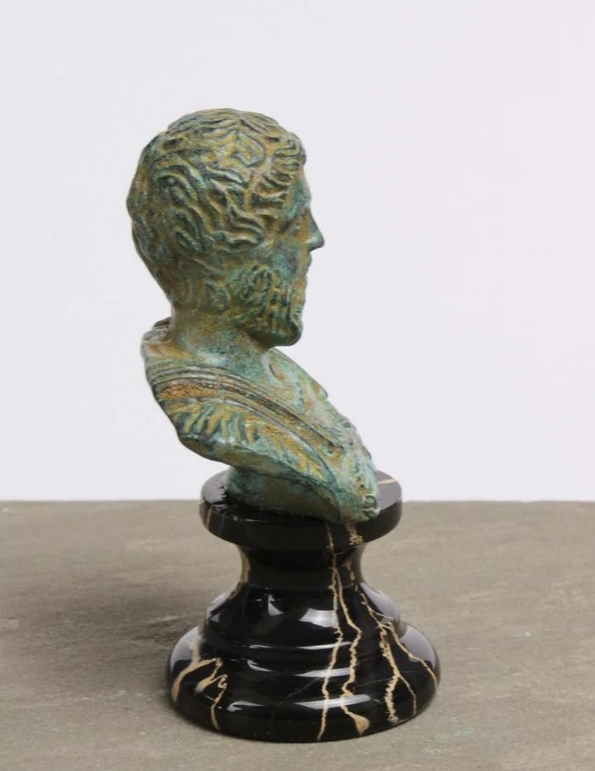 Marcus Aurelius: Stoic Emperor Bust - 4