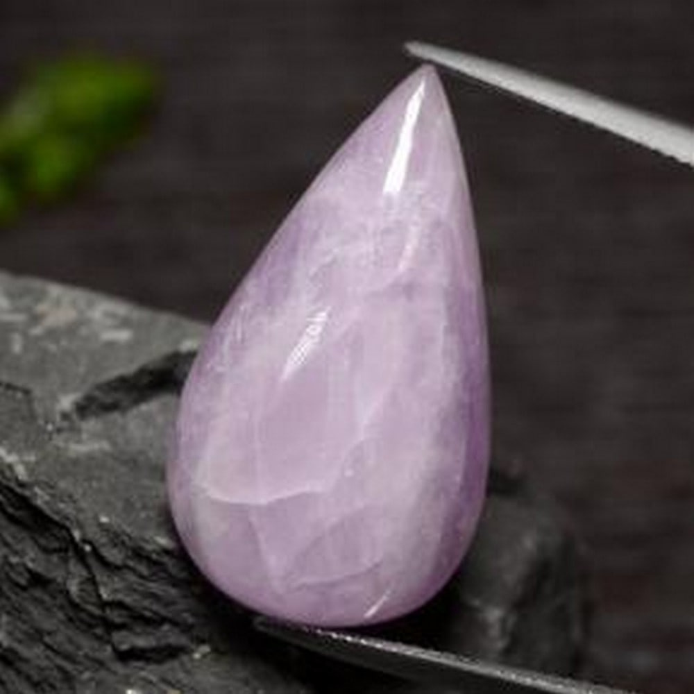 Pear Cabochon Violet Kunzite - 2