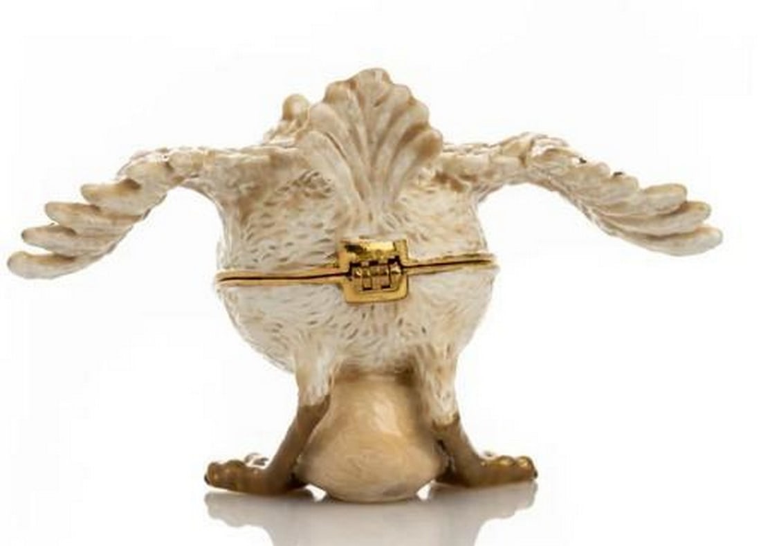 Nesting Bird with Egg Trinket Box - 3