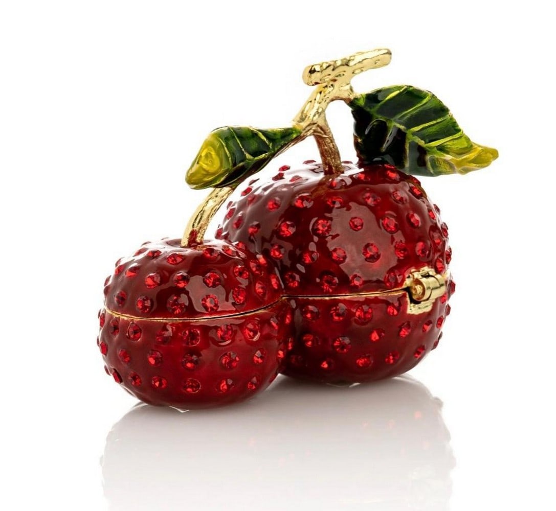 Cherry Blossom Elegance Trinket Box - 2