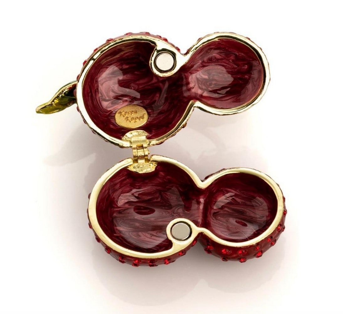 Cherry Blossom Elegance Trinket Box - 4