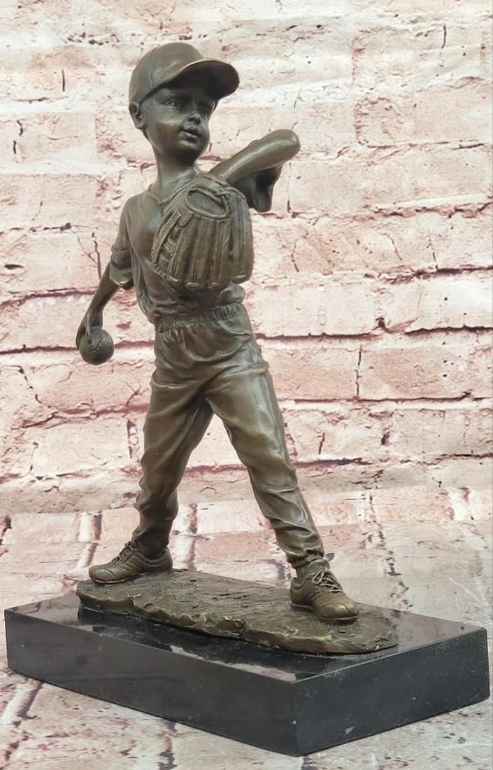 Baseball Pitcher Original Bronze Statue – 11.5" x 8" (1 of 6)