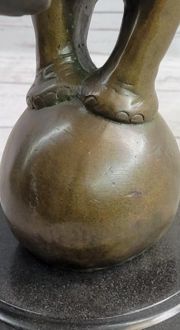 Balancing Act: Circus Elephant Bronze Sculpture - 6