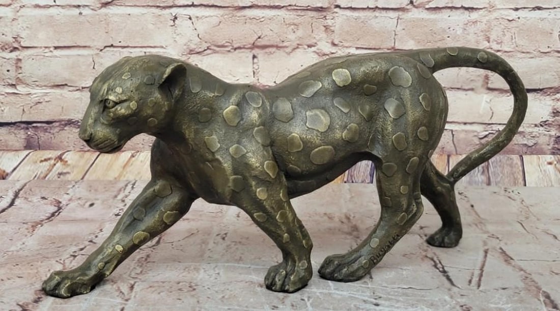 Silent Pursuit Bronze Cheetah Sculpture (1 of 7)