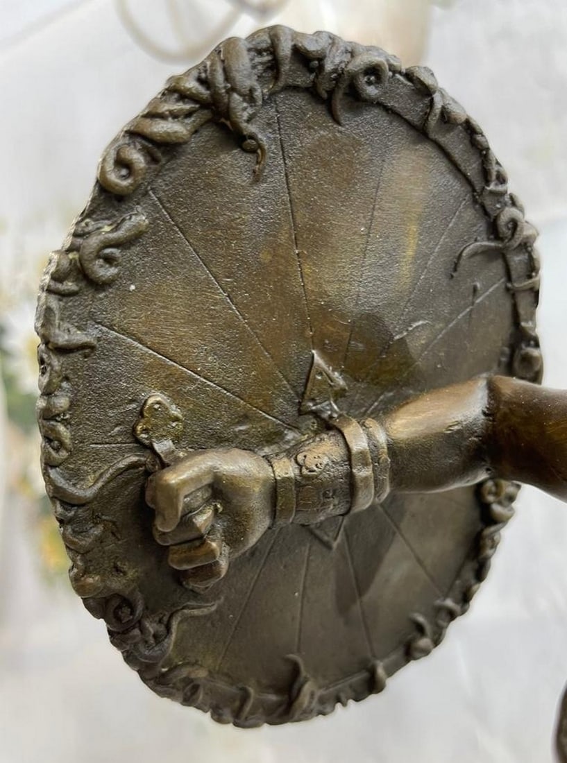 Stunning Bronze Centaur On Large Solid Marble Base - 8